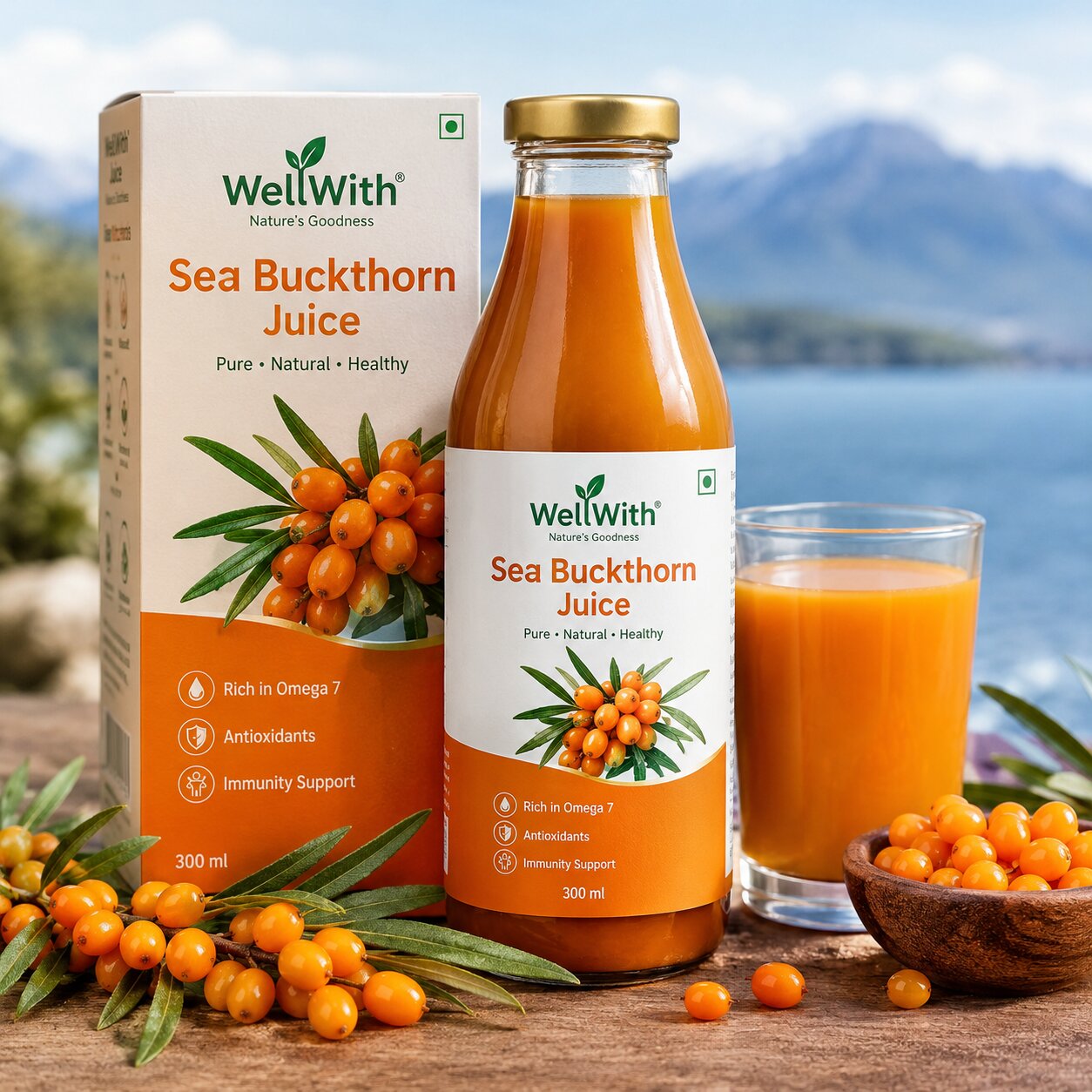 Sea Buckthorn Juice by WellWith